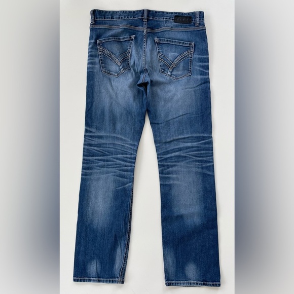 Buckle Black BKE Men's Medium Rinse Denim Bootcut Jeans Size 36 Long - Picture 2 of 10